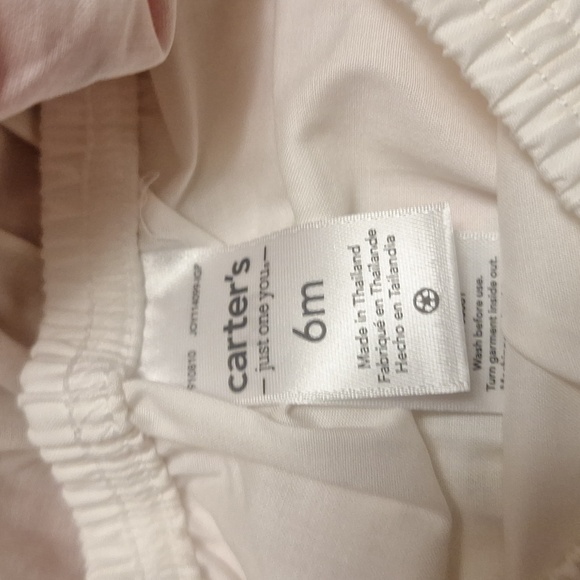 NEW! Baby Girls 2pc Set Long Sleeve Floral Chiffon Dress, Red, ⁃ Carter' - Picture 7 of 11